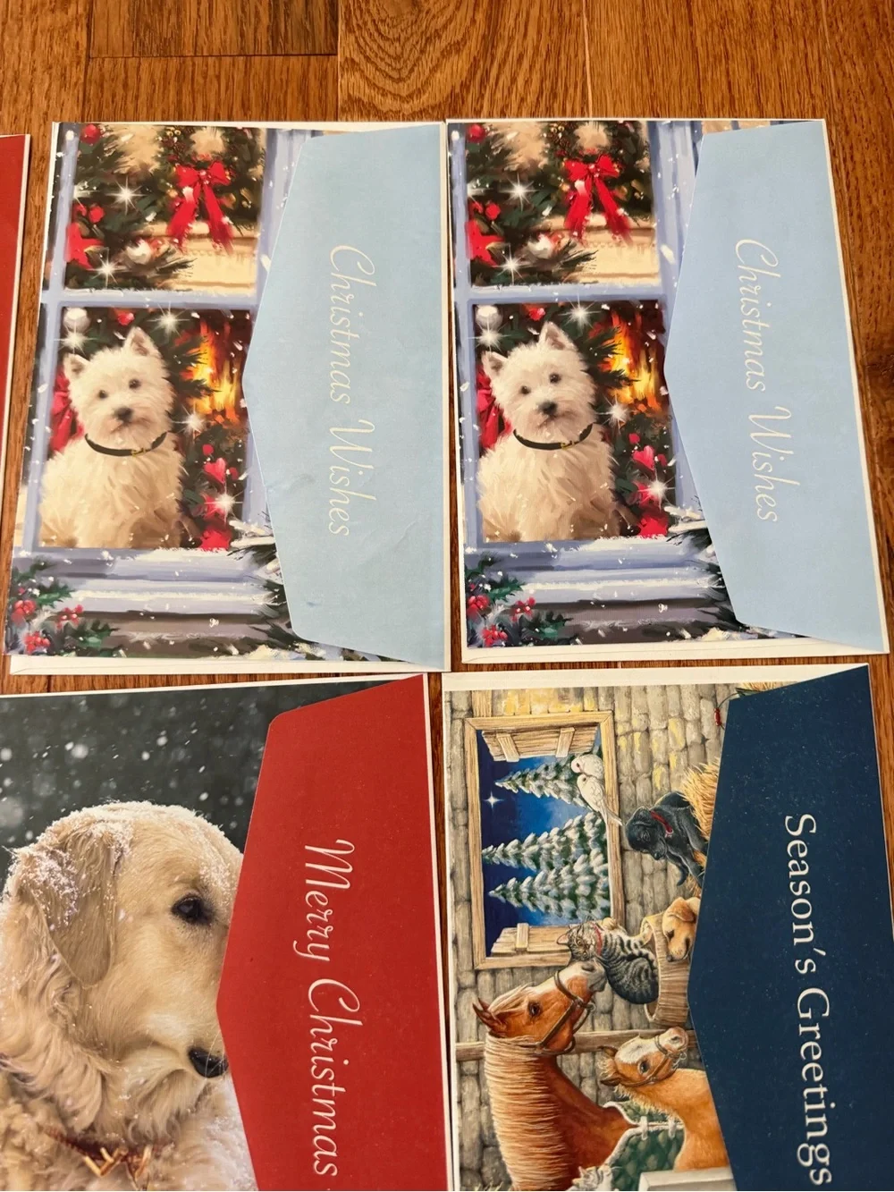 New Lot of 11 Assorted Christmas Holiday Greeting Cards
